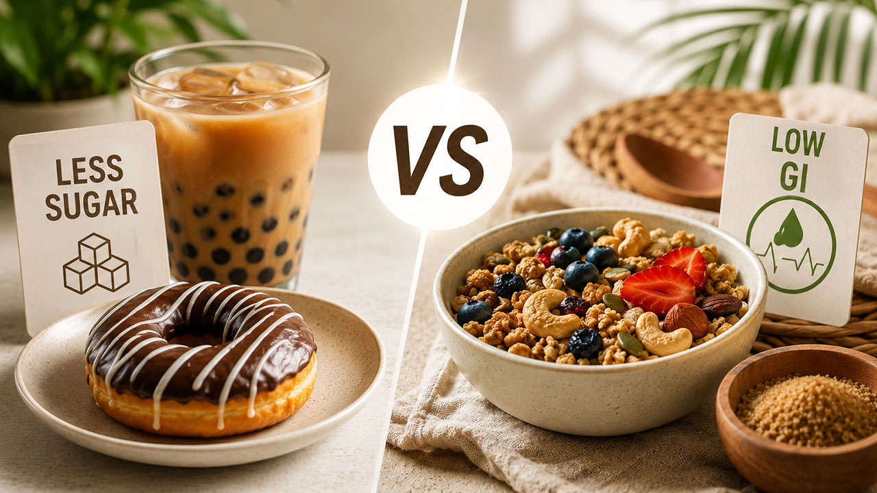 Less Sugar Doesn't Always Mean Low GI!